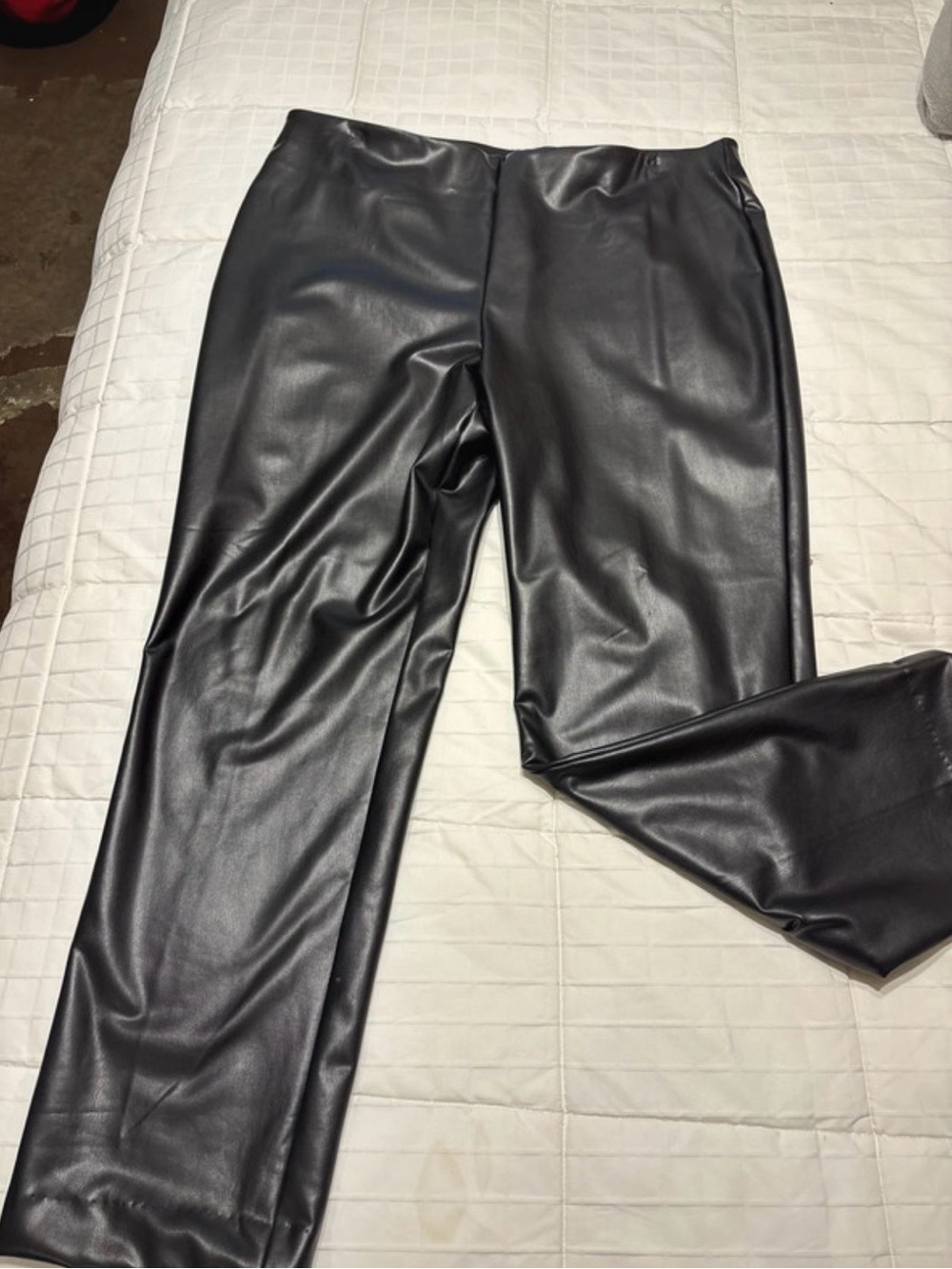 Women’s Black Leather Pants